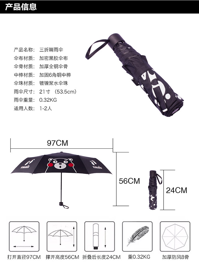 Free folding umbrella, just one phone call